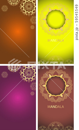 Background template with mandala designs Background template with mandala designs 59545549