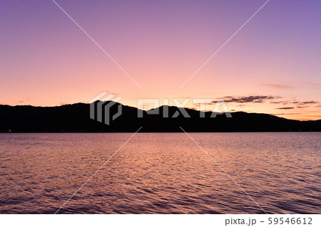 夕景の宮津湾 59546612