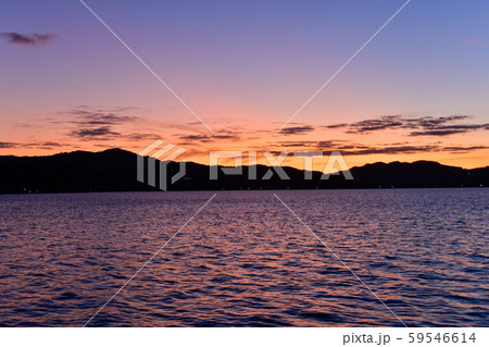夕景の宮津湾 59546614