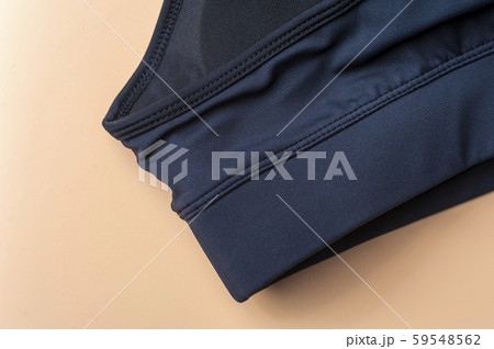 Black women's nylon sports top Black women's nylon sports top 59548562