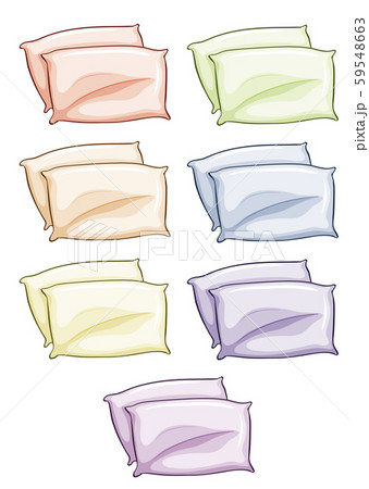 Pillows in different colors Pillows in different colors 59548663