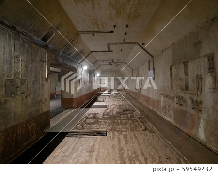 対馬 豊砲台跡の内部構造の写真 対馬 豊砲台跡の内部構造の写真 59549232