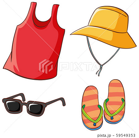 Set of isolated clothes 59549353