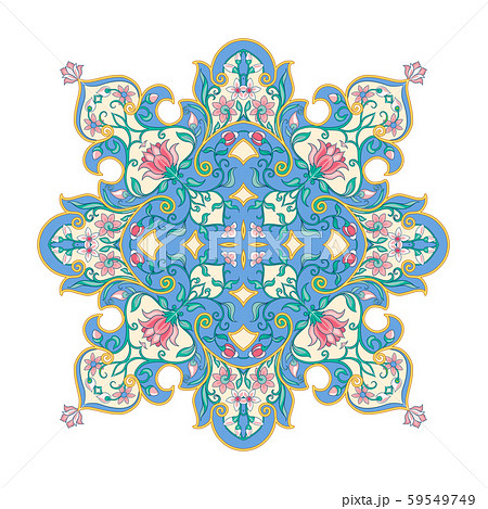 Eastern ethnic motif, traditional muslim ornament. 59549749