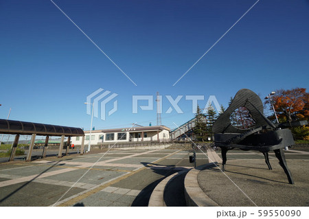 JR函館本線　奈井江駅　駅前風景 59550090