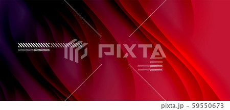 Trendy simple fluid color gradient abstract background with dynamic wave shadow line effect. Vector 59550673