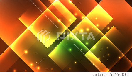 Neon geometric abstract background in hipster style on light background. Space retro design. Color Neon geometric abstract background in hipster style on light background. Space retro design. Color 59550839