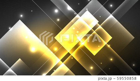 Neon shiny color squares on black, modern template Neon shiny color squares on black, modern template 59550858