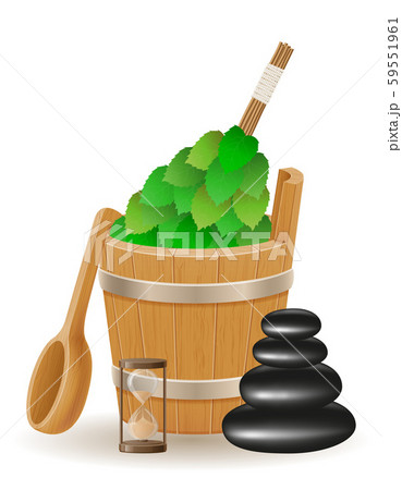 accessories for steam bath or sauna vector accessories for steam bath or sauna vector 59551961