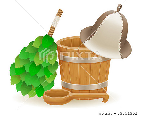 accessories for steam bath or sauna vector accessories for steam bath or sauna vector 59551962
