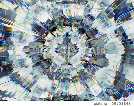 diamond structure extreme closeup and kaleidoscope 59553848