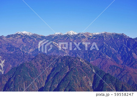 毛勝山頂からの白馬三山 59558247