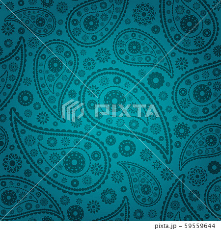 vector illustration of colored paisley seamless background vector illustration of colored paisley seamless background 59559644