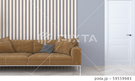 Living room interior in scandinavian style . 3D rendering Living room interior in scandinavian style . 3D rendering 59559983