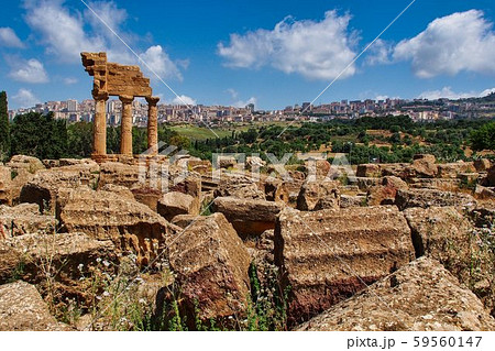 Valley of Temples in Agrigento Sicily in Italy. 59560147