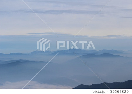 日本百名山 木曽駒ヶ岳山頂からの景色 59562329