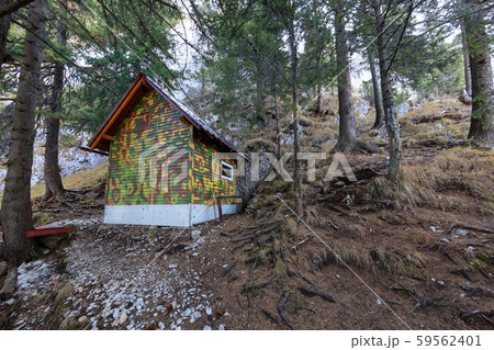 Craita refuge in Piatra Craiului Mountains Craita refuge in Piatra Craiului Mountains 59562401