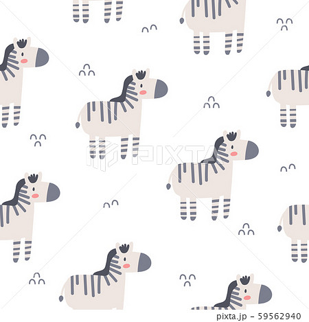 Zebra seamless pattern background Zebra seamless pattern background 59562940