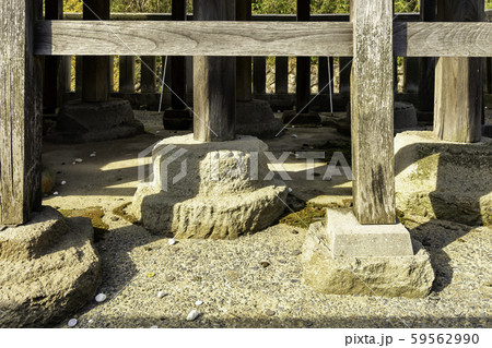 白兎神社 本殿 菊座石 鳥取県鳥取市 白兎神社 本殿 菊座石 鳥取県鳥取市 59562990