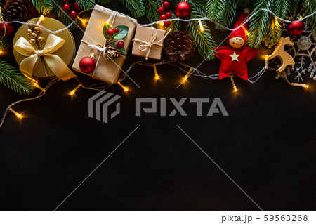 Holiday Christmas card background with festive Holiday Christmas card background with festive 59563268