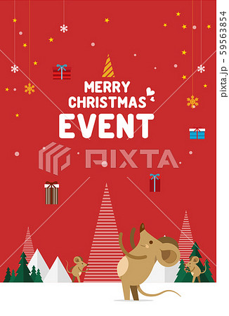 マウス クリスマス 冬 59563854