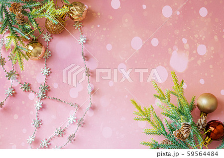 クリスマスの背景素材 59564484