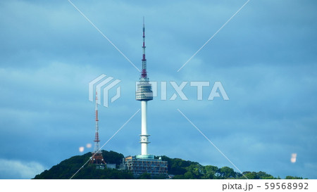 南山 夕焼け 夕日 59568992