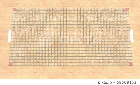 体育館　学校　ダンボール迷路  人なし  イラスト90 59569153