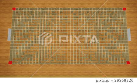 体育館　学校　ダンボール迷路  人なし  イラスト50 59569226