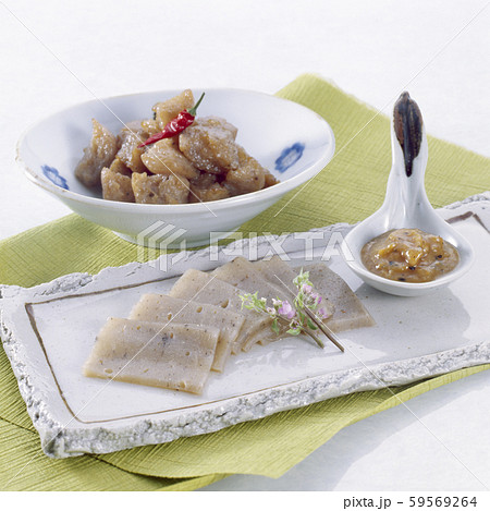 酢味噌でいただく刺身こんにゃく 59569264