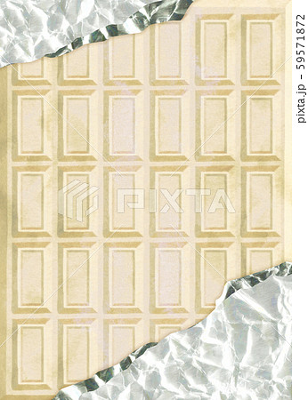ホワイトチョコレート 背景素材のイラスト素材