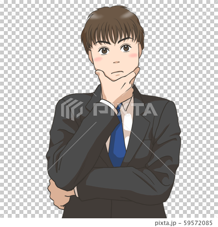 Men in suits to think Men in suits to think 59572085