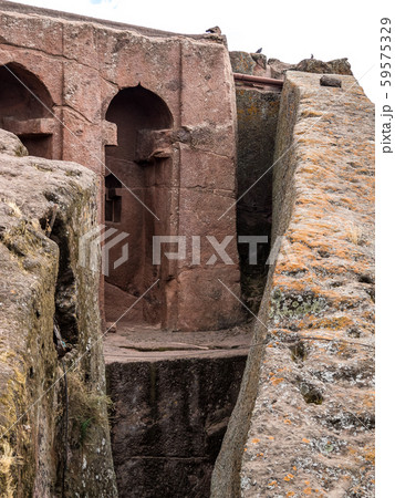 The Church of Gabriel-Rufael - Bete Gabriel-Rufael - in Lalibela, Ethiopia 59575329
