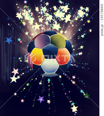 Stars Explosions and Soccer Ball 59578660