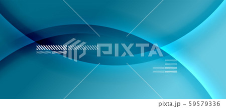 Trendy simple fluid color gradient abstract background with dynamic wave shadow line effect. Vector 59579336