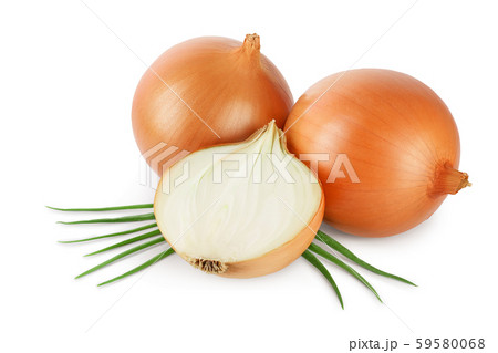 yellow onion isolated on white background close up yellow onion isolated on white background close up 59580068