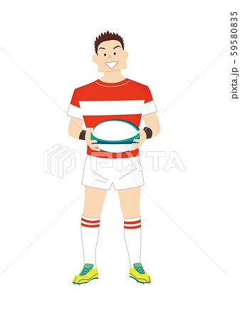 試合をするラグビー選手 試合をするラグビー選手 59580835