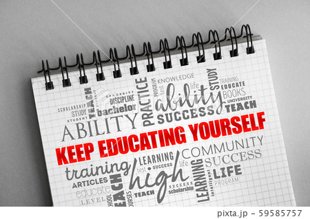 Keep Educating Yourself word cloud Keep Educating Yourself word cloud 59585757