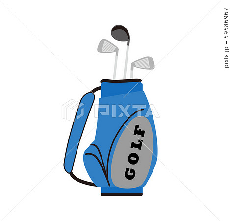 ゴルフ バッグのイラスト素材