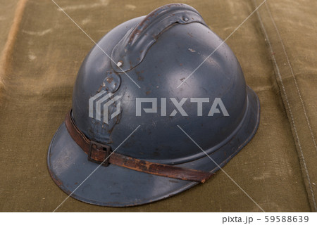 french military helmet of the First World War french military helmet of the First World War 59588639