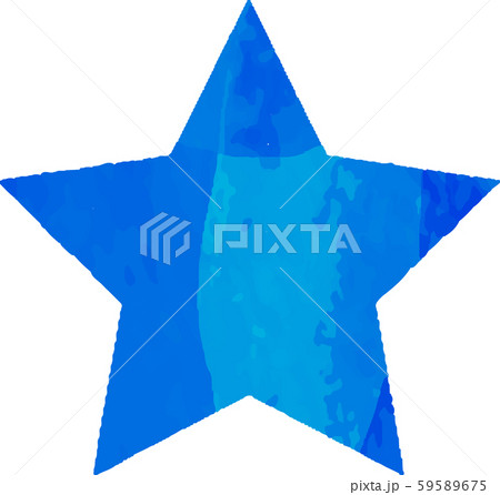 星 ほし イラスト 切り絵風 クリスマス オーナメント Star 七夕のイラスト素材