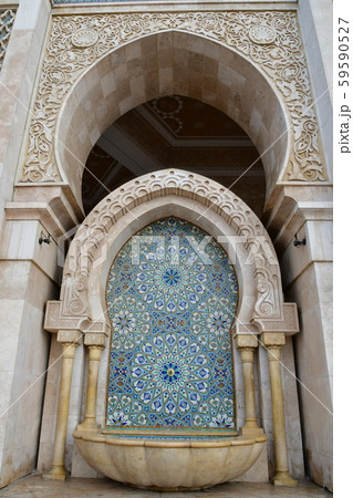 モロッコ、カサブランカ、ハッサン2世モスク モロッコ、カサブランカ、ハッサン2世モスク 59590527
