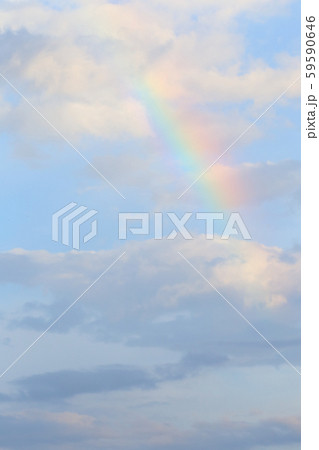 虹　夏空　夏の空 59590646