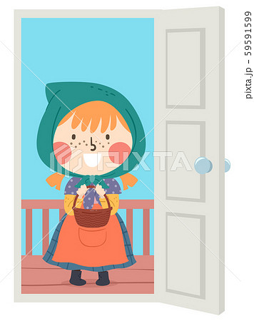 Kid Girl Sweden Easter Witch Candy Illustration 59591599