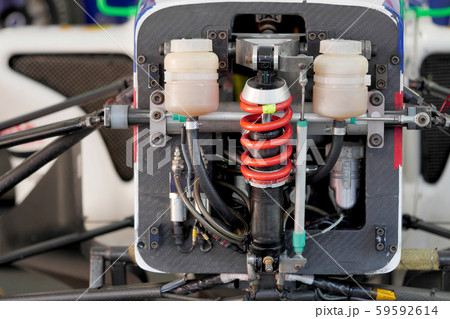 shock absorber of racing car 59592614