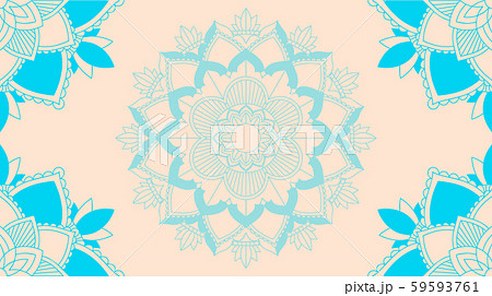 Background template with mandala designs 59593761