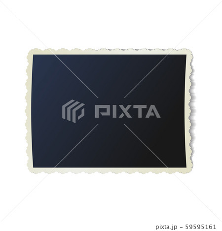 photo frame in realistic style on plaid background  59595161