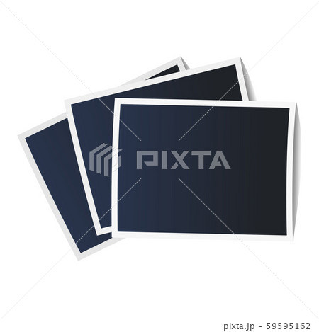 photo frame in realistic style on plaid background  59595162