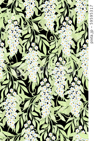 Seamless pattern, background with acacia. 59595317