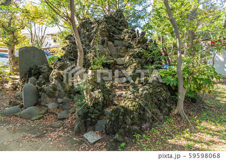 浦安三社稲荷神社富士塚 59598068